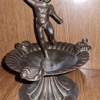 Portacenere posacenere con amorino vintage