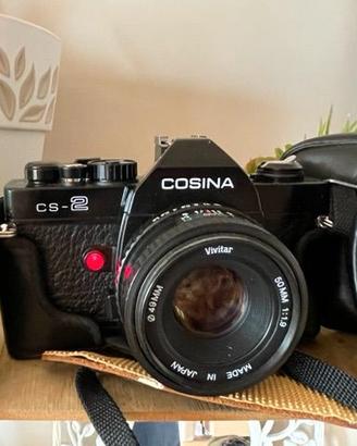 Cosina CS-2 con 50mm borsa