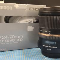 Obiettivo Tamron SP 24-70 f2.8 Di VC attacco Canon