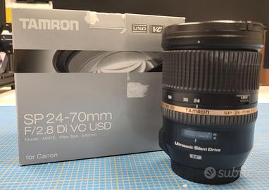 Obiettivo Tamron SP 24-70 f2.8 Di VC attacco Canon