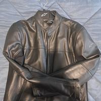 giubbotto moto in pelle Alpinestars
