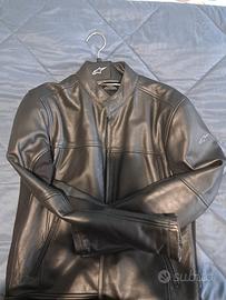 giubbotto moto in pelle Alpinestars