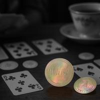 Antichi rari gettoni gioco madreperla inizio 800