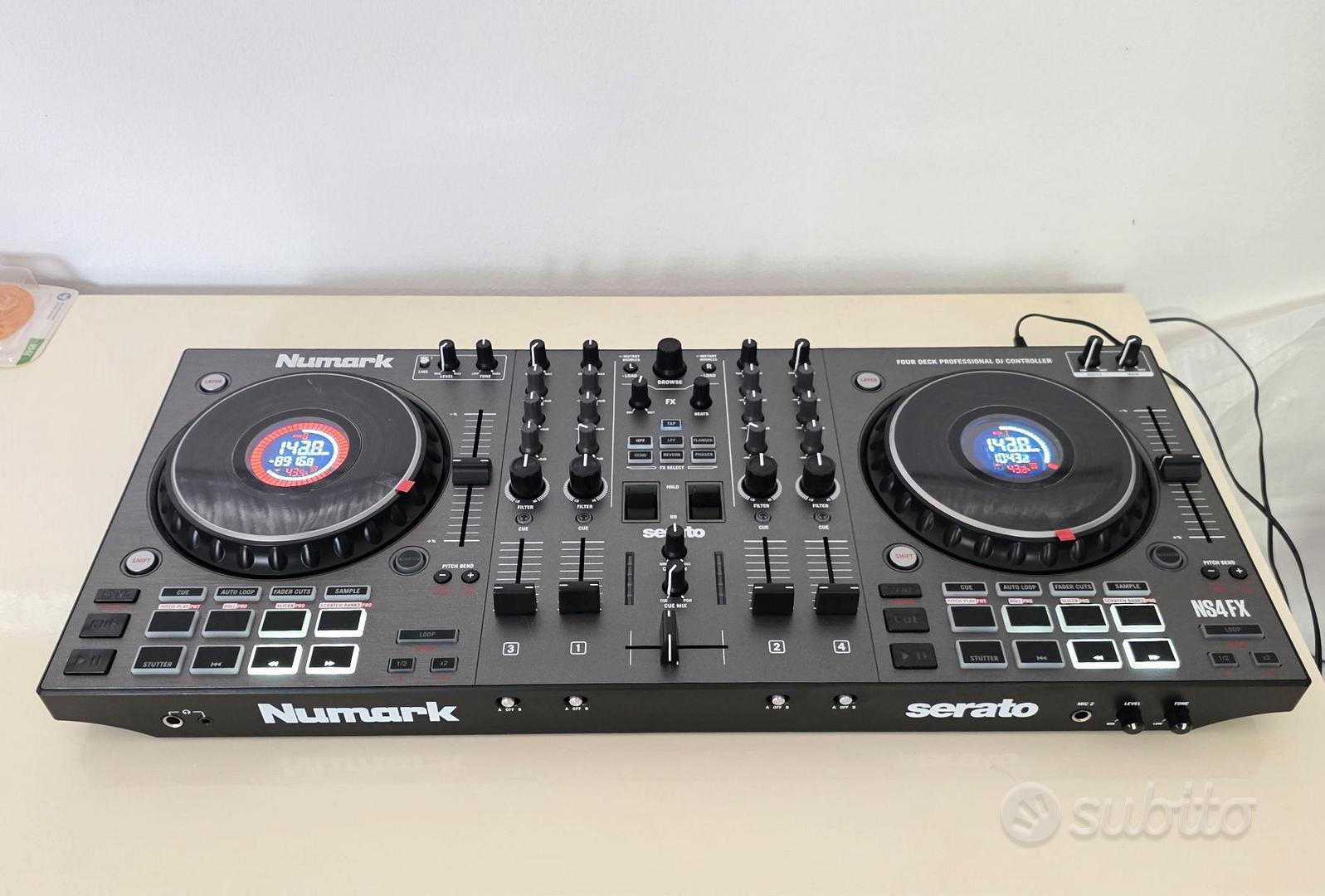 Numark NS4FX – Console DJ a 4 canali - Audio/Video In vendita a Rimini
