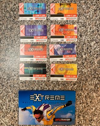 Schede telefoniche nuove serie Extreme + folder