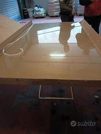 vetro temperato 190x110 per doccia walk in