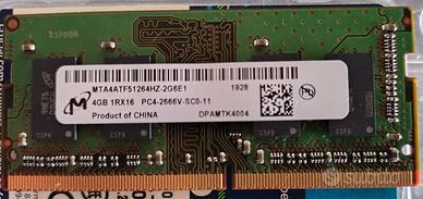 Memoria SODIMM 4GB DDR4