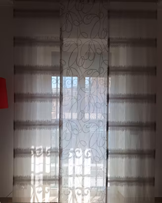 Tenda a pannello con binario Mottura