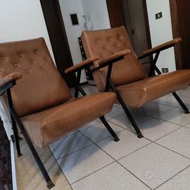 Coppia poltrone originali anni 50