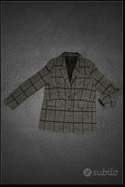Blazer-principe di galles taglia m