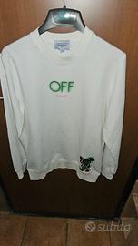 felpa off-white pari al nuovo