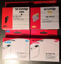 set 17 cartucce compatibi Epson ET 611 612 613 614