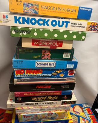 Giochi da tavolo vintage