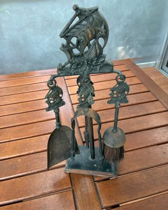 Set camino in rame vintage anni ‘70