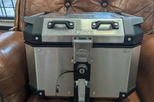 Bauletto Kappa K Force Alluminio 42 litri grigio