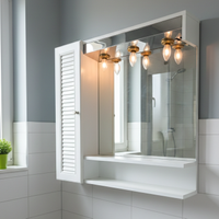 Mobile Specchio Bagno con Illuminazione Persianina
