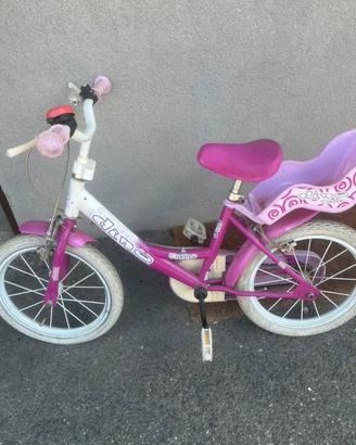 Bicicletta Dino bikes rosa 14 pollici bimba 
