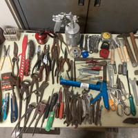 Lotto vari attrezzi
