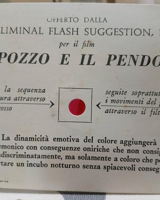 Rarissimo Gadget Cinema Horror anni 60