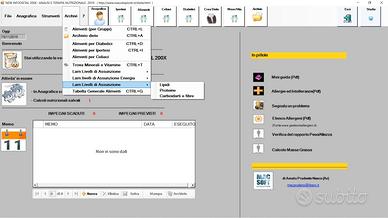 DIETA E CALCOLO NUTRIZIONALE (SOFTWARE ORIGINALE)