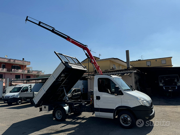 Iveco Daily 35c15 Ribaltabile e Gru' Fassi