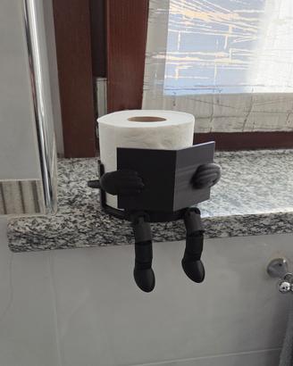 decorazione porta rotolo carta igienica bagno casa