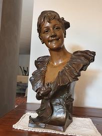 statua in bronzo originale VAN DER STRAETEN 