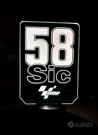 Lampada led multicolore Moto gp