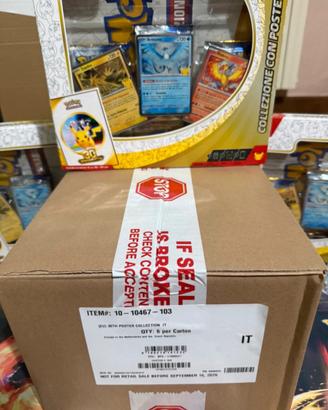 Pokemon Case Sealed Collezione poster 30 esimo