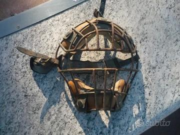 maschera baseball vintage da catcher