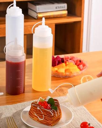 bottiglie plastica per cuoco, dispenser liquidi