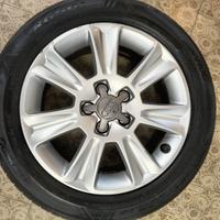 CERCHI LEGA ORIGINALI AUDI da 15’+ GOMME USATE