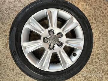 CERCHI LEGA ORIGINALI AUDI da 15’+ GOMME USATE