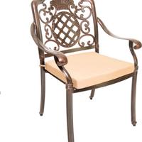 Sedia giardino modello Vienna alluminio pressofuso