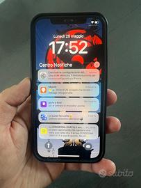 Iphone 12 128GB black + cover posteriore