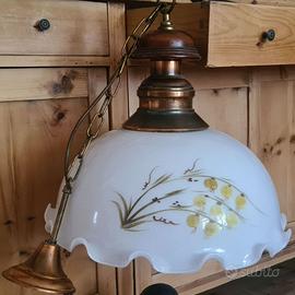Lampadario in vetro