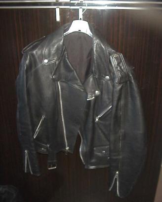 giubotti pelle motociclista vintage anni 80 e 90