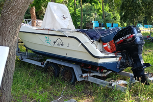 Veloce e stabile motoscafo 7 metri 135 CV