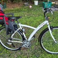 bici decathlon uomo con seggiolino bimbo
