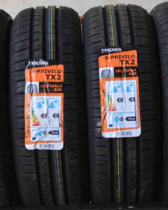 2 Pneumatici 185/60 R14 Tracmax X Privilo Tx - 2