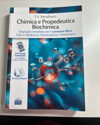 Chimica e propedeutica biochimica-semestre filtro