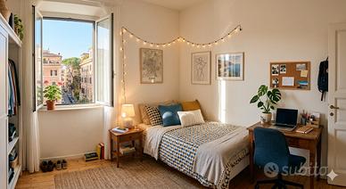 METRO TIBURTINA - DUE SINGOLE con SPESE INCLUSE