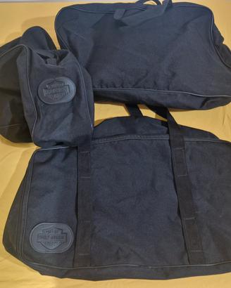 Tris borse interne per Harley Davidson touring 