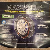 Catene da neve a rombo con maglie da 15 mm