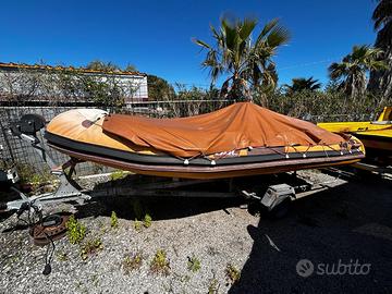 Gommone 4.50 bat con 25 cv e 3.3 cv