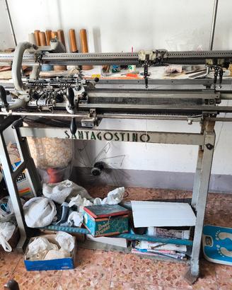 macchina maglieria Sant'Agostino + dipanatore vele