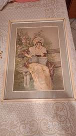 specchio rotondo vintage 