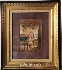 Dipinto Olio su Tavola - Mario Fattori