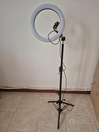 ring light e lampada