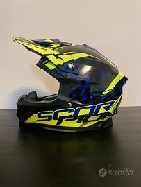 Casco cross/enduro scorpion con mascherina just1